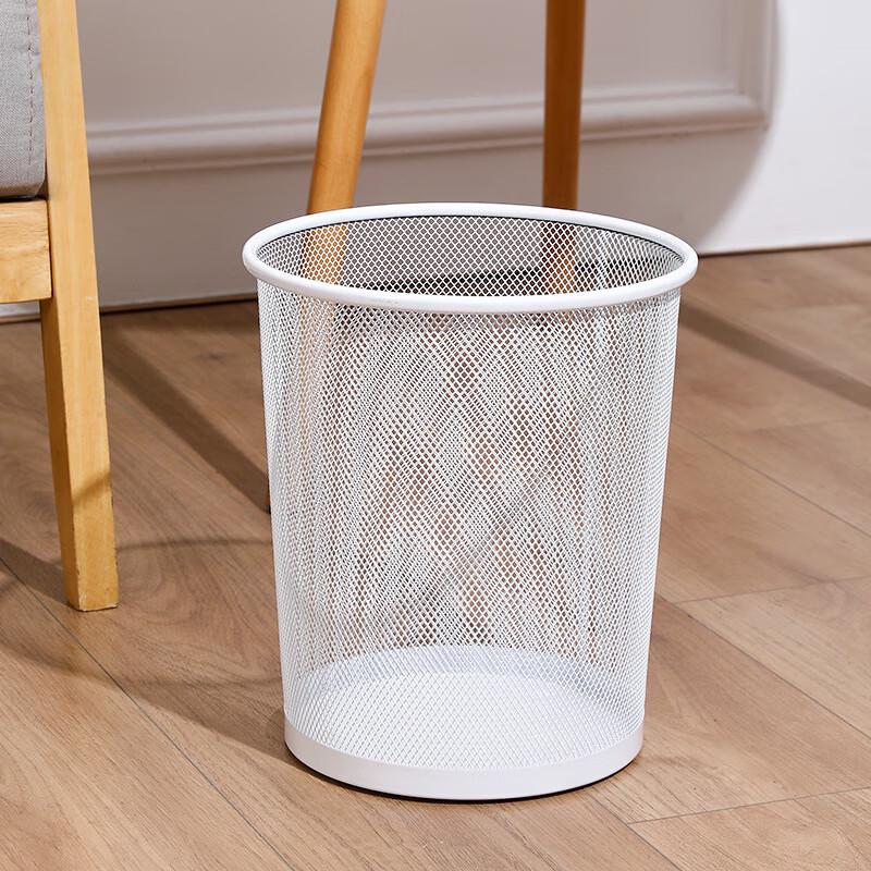 Lionga Metal Mesh Iron Art Trash Can