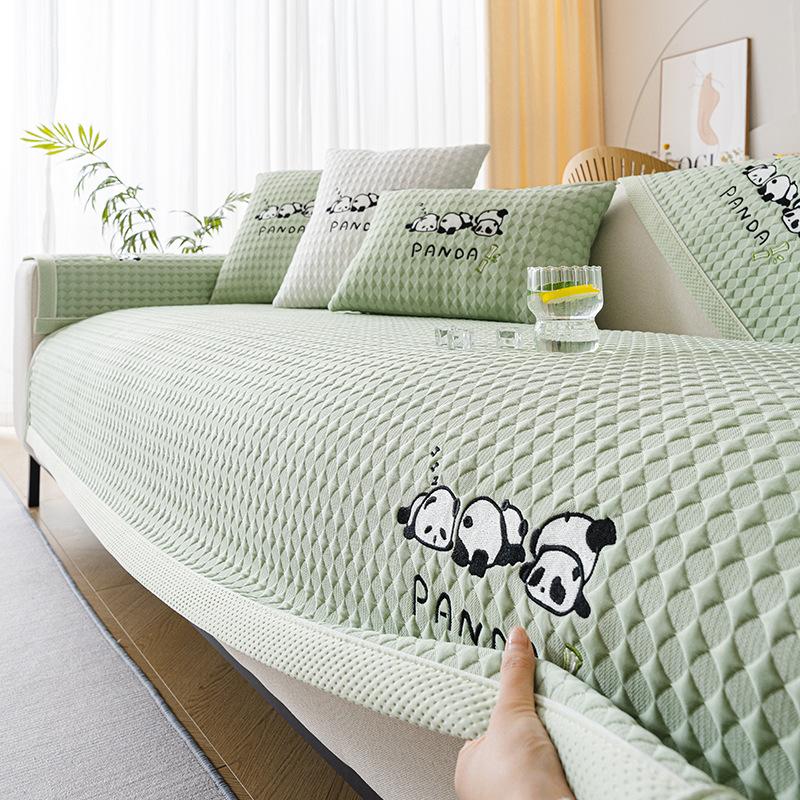 Summer Sofa Cushion Seat Cushion for Summer Simple Modern Cool Non-Slip Sofa Cover Cloth Cover Cover
