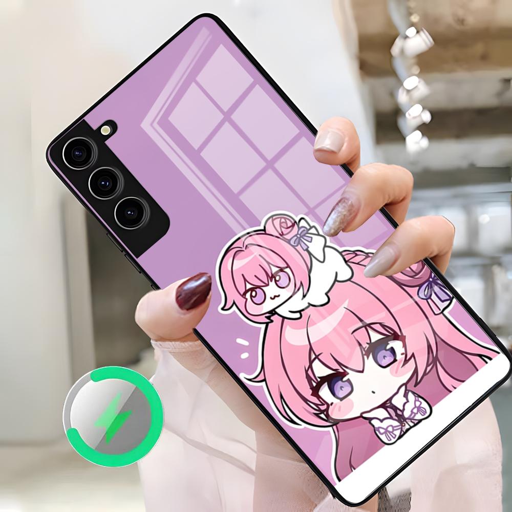 Чехол для телефона Game N-Nikke D-Doro для Samsung S26 Ultra S25 Edge S23 S22 S21 S20 Ultra Plus S24 Fe A25 Магнитная стеклянная крышка