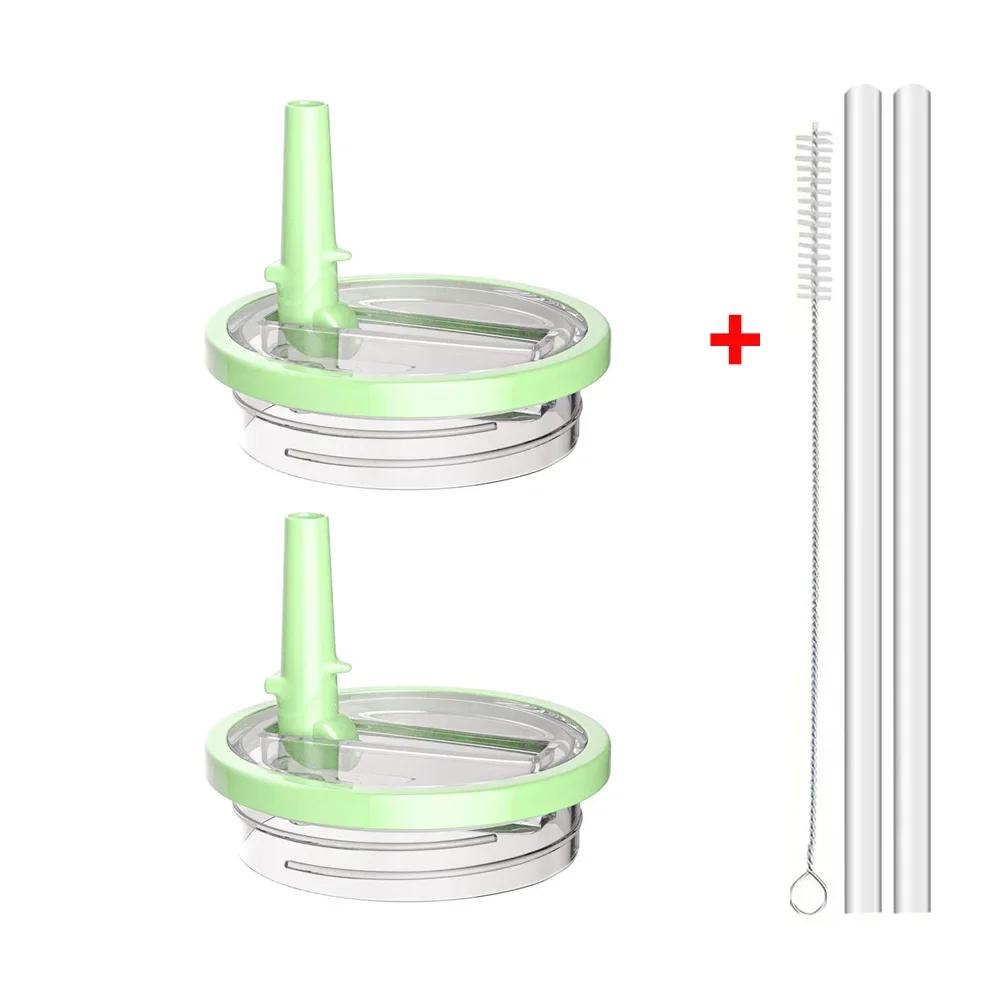 Крышка 40 унций для тамблера Stanley Flip Straw с защитой от протекания, сменная крышка для аксессуаров для стакана Stanley, крышка для соломинки