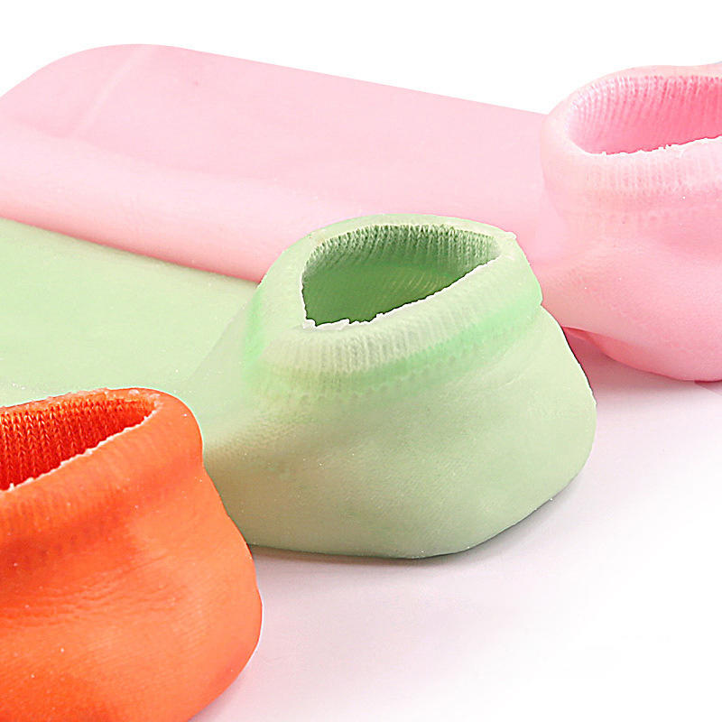 Многоразовые хлопковые марлевые гелевые носки для ухода за ногами для глубокого увлажнения трещин на пятках, для ночного или дневного использования