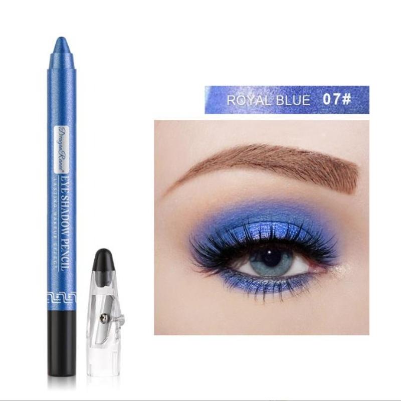 12 цветов карандаш для глаз Beauty Pro хайлайтер тени для век карандаш косметический блеск ярче мерцающие тени для век подводка для глаз ручка