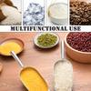 Stainless Steel Metal Food Scoops Multi-Purpose Ice Cubes Shovel Popcorn Sugars Grain Cereal Scoops For Kitchen Bar Party
