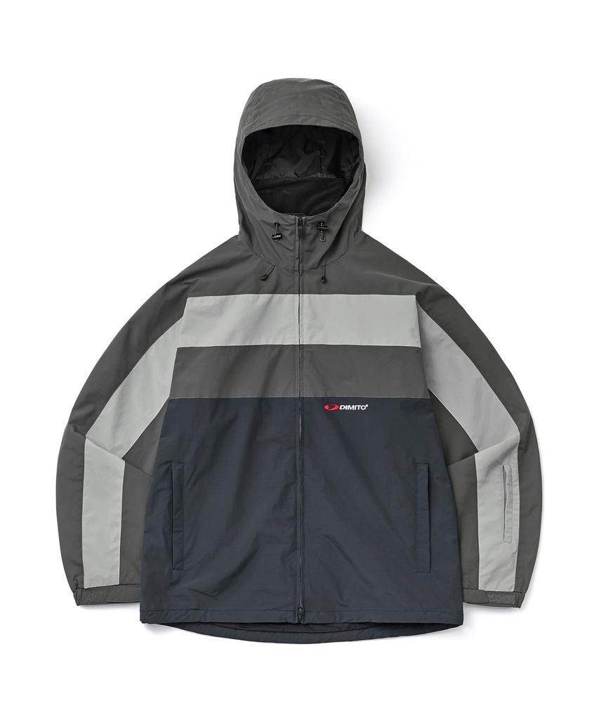 DIMITO Line Block Jacket Dark Navy