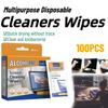 Одноразовые Портативные Чистящие Салфетки Салфетки для Очков Салфетки для Телефонов Планшетов Ноутбуков ТВ Мониторов Автомобилей Безупречные ЖК Экраны Универсальные Чистящие Салфетки