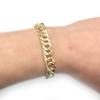 Fashion Cuban Chain Link Stainless Steel Jewelry Gift Vintage Punk Gold Men Women Bangle Fashion Hip Pop Bracelet