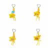 Cartoon Plush Star Keychain Heart Keychain Chirping Star Pendant Star Doll Pendant  Birthday Gift