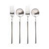 Francfranc Pair of Cutlery, 4-Piece Dinner Set, Silver