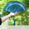 2026 New Model New Chinese Style Ancient Style Folding Fan 6-Inch Portable Bamboo Fan Chinese Style Hanfu Cheongsam Fan for Summer
