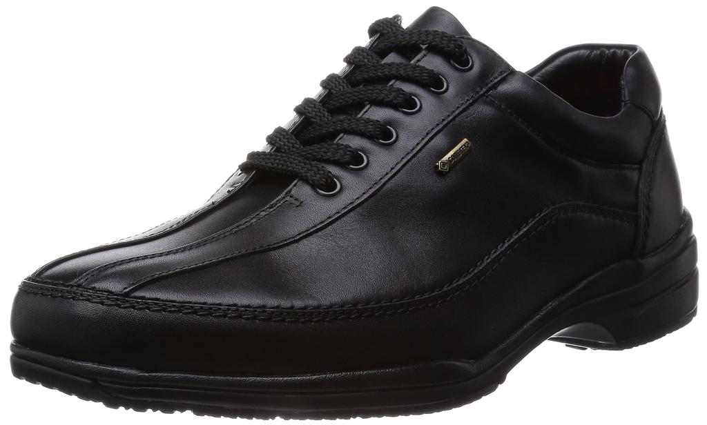 Business Shoes Waterproof SPMW5481 Black [Madras Walk] Slip-On Anti-Slip Gore-Tex Men's