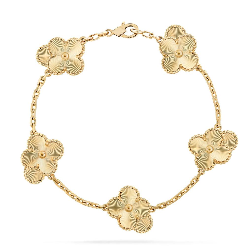 Trendy New Four-leaf Clover Bracelet Handwear Fashion Women's Five-flower Bracelet