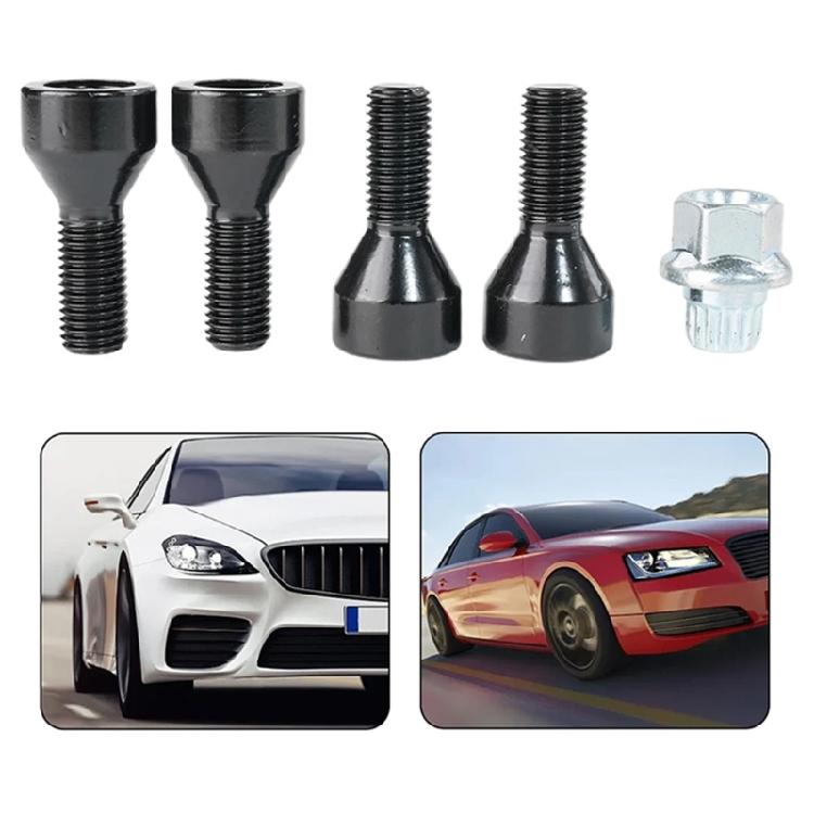 Коррозионностойкий винт для колеса M14x1.25 36136776076 Для F30 F32 F33 F34 F36 F45 F48 F55 F56 F57 F60 R54 R55 R56 R57 R58