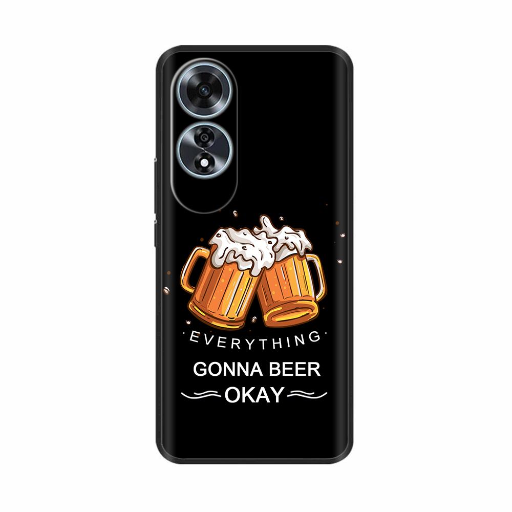 For OPPO A60 4G Case Cute Cartoon Painted Phone Case For OPPO A60 Cover Fundas For Oppo A60 Mobile Case Coque Shockproof Shell