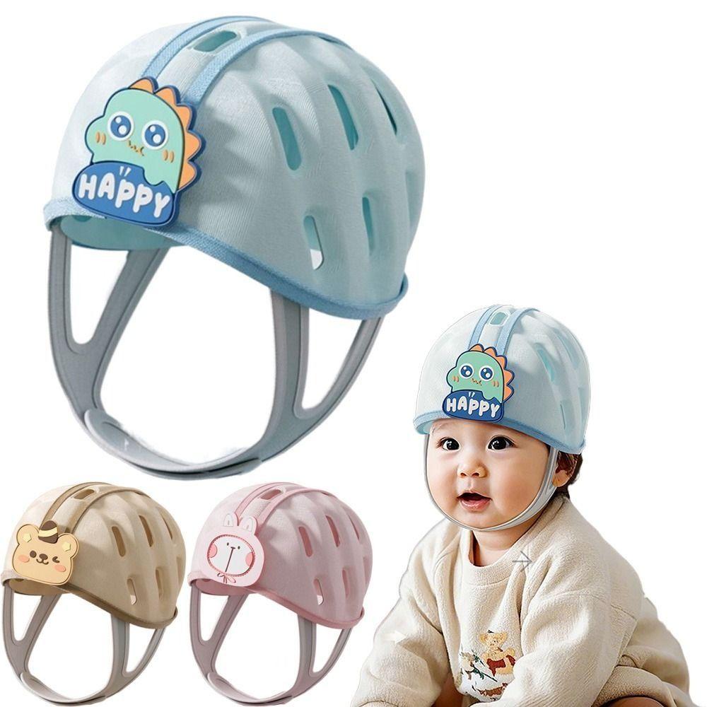 No Bump Baby Head Protector Soft Infant Bumper Bonnet Skin-friendly Baby Safety Helmet Learning