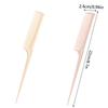 Pro Pointed Tail Salon Hairdressing Hair Styling Anti-Static Comb Hair Brush Steel Needle Pin Rat Tail Combs Barber Accessories