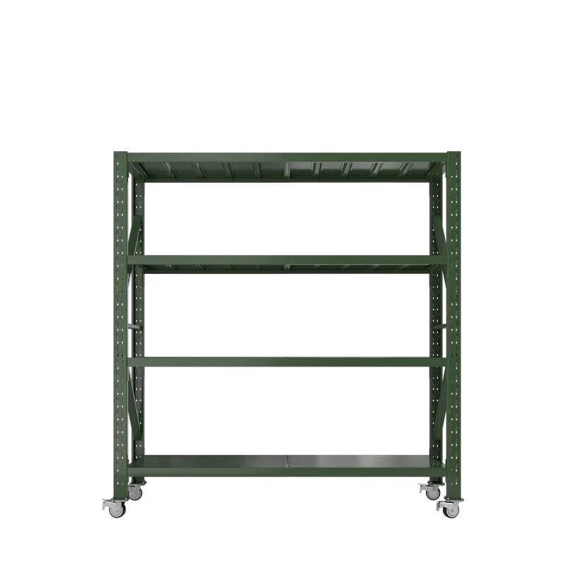 Jixiong Military Green 3-Tier Rolling Storage Rack