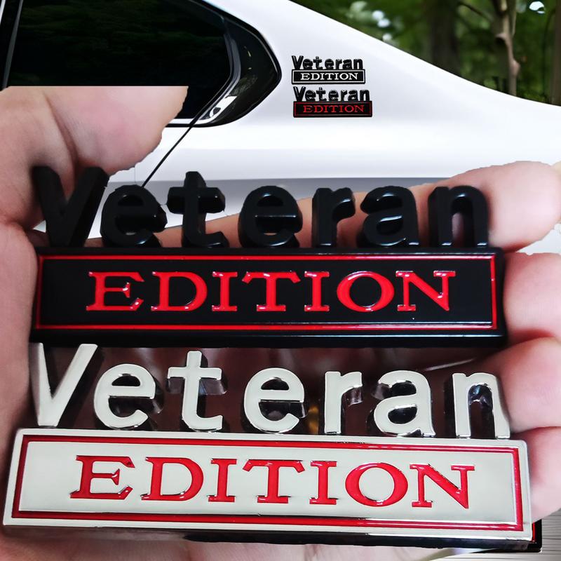 Автомобильный Стайлинг 3D Veteran Edition Металлическая Клейкая Эмблема Декоративный Значок Забавная Наклейка Автомобильный Аксессуар