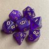7pcs/lot Polyhedral Dice Set Double-Colors Dice D4 D6 D8 D10 D% D12 D20 for DND RPG Table Games
