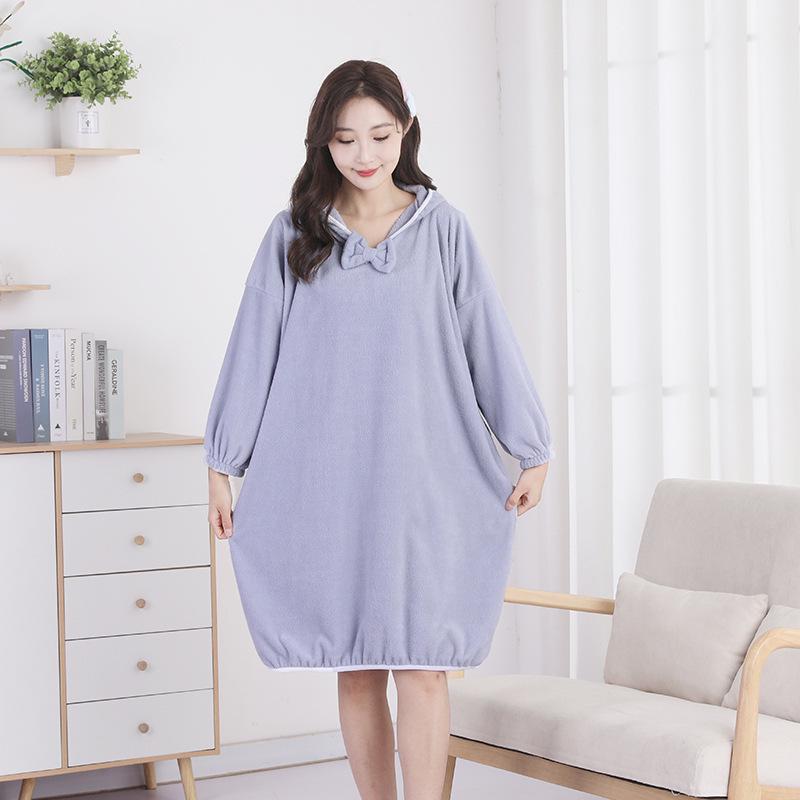 Женская быстросохнущая юбка для купания из кораллового флиса: Утолщенное, мягкое, впитывающее воду, удобное банное полотенце для весны и осени