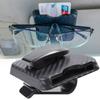 Car Glasses Soft Clips Sun Visor Glasses Box Universal Sunglasses Clip Card Ticket Holder Fastener Pen Case Glasses Accessories