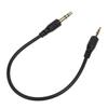 3.5mm Audio Cable Male to Male 2.5mm Stereo Headset Headphone Gold Plated Jack Connector Wire Cord Plug Black Cable