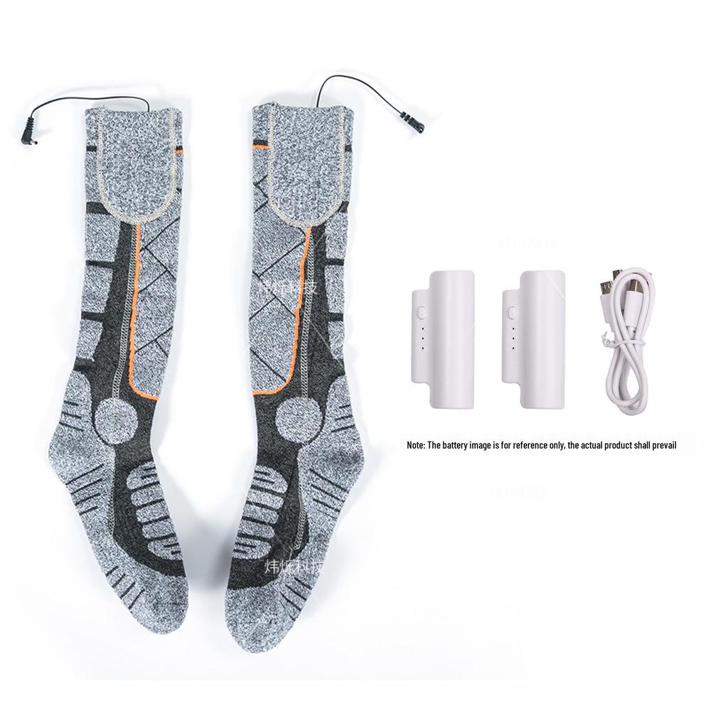 Эксклюзивные зимние носки с подогревом для мужчин и женщин - Теплые, для занятий спортом на открытом воздухе, катания на лыжах, холодостойкие