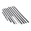 Hcilloend Set of Carbon Fiber Side Door Waistline Stickers for Honda These side door decals are perfect for adding a touch of style to your 14-Piece