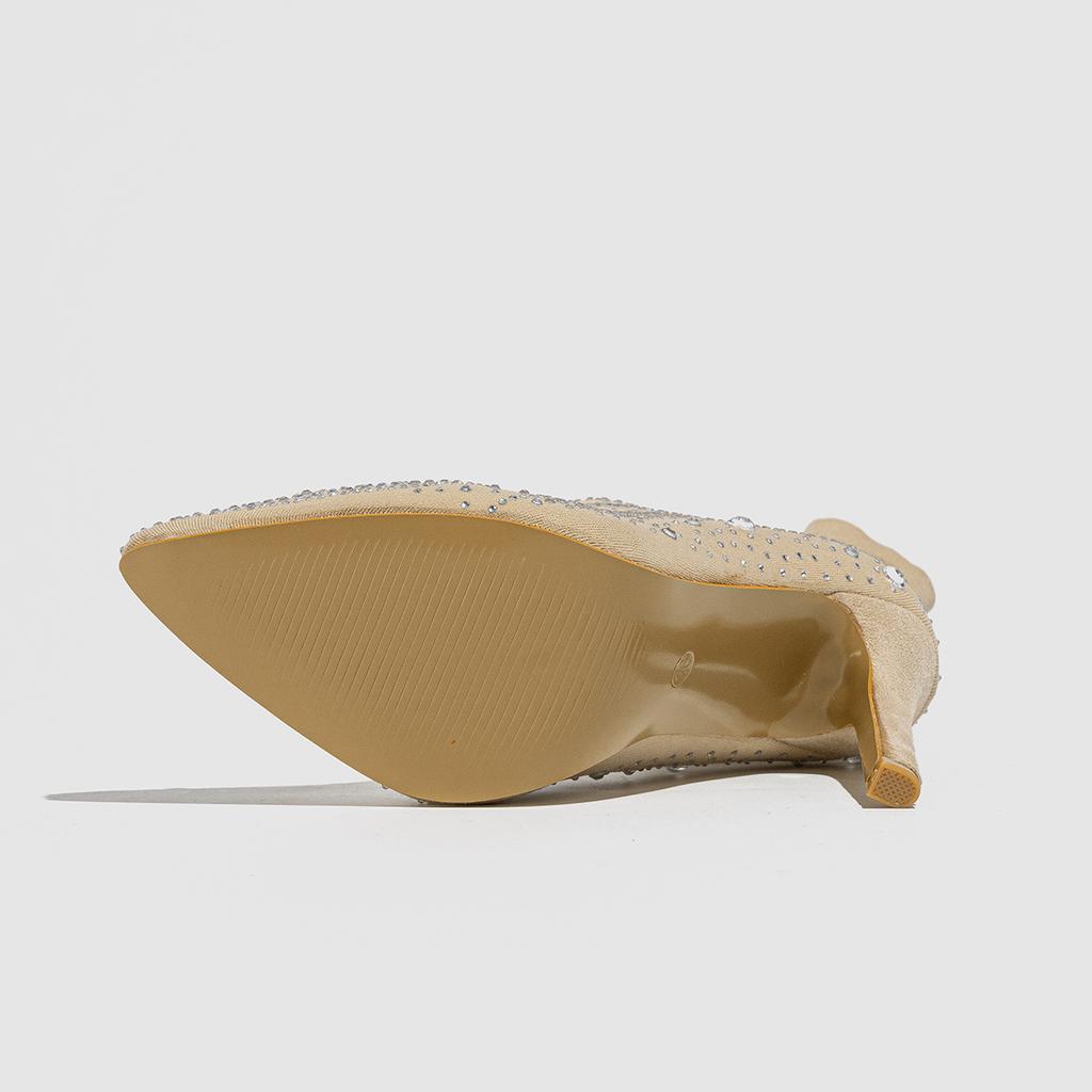 Женские сексуальные узкие зауженные сапоги для ночного клуба в европейском и американском стиле со стразами, длиной до середины голени, на высоком каблуке-шпильке