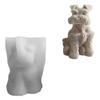 3D Dog Candle Silicone Mold Animal Candle Resin Mould for DIY Aromatherapy Candle Making Mould Soap Home Decorations