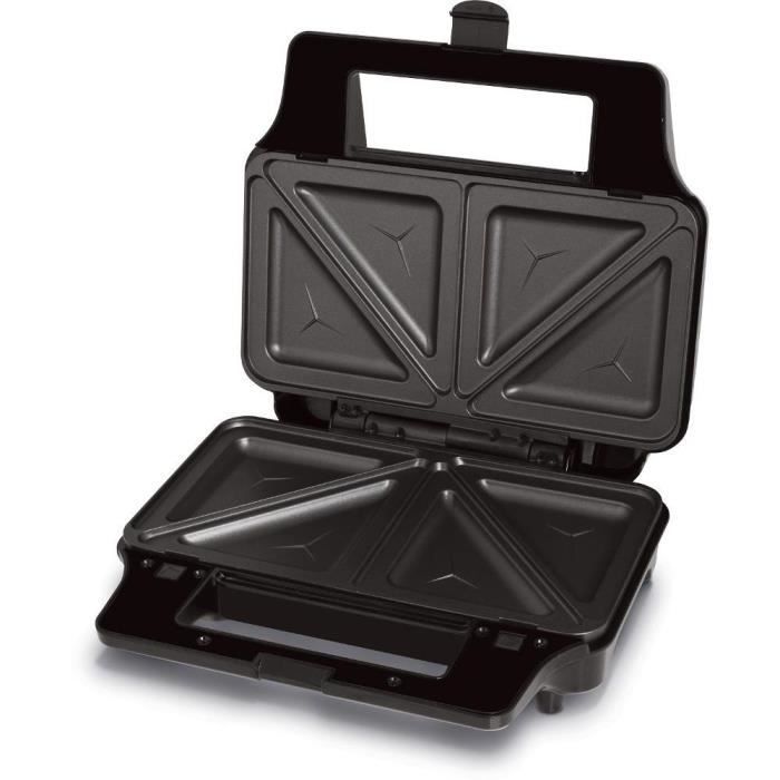 Appareil à croque-monsieur 4 en 1 Sencor SSM 9978BK - 4 plaques interchangeables - Boîtier CoolTouch - 900 W - Noir