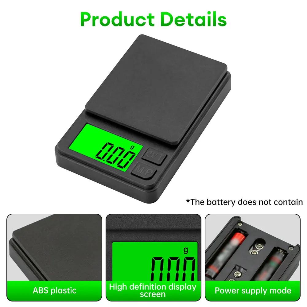 1000 г/0,01 г электронные кухонные весы точные карманные мини ювелирные весы грамм с подсветкой и крышкой калибровка кофейные весы
