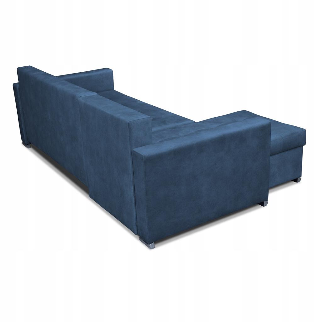 Varius Corner Sofa Bed with Sleeping Function Family Furniture Cornea Blue