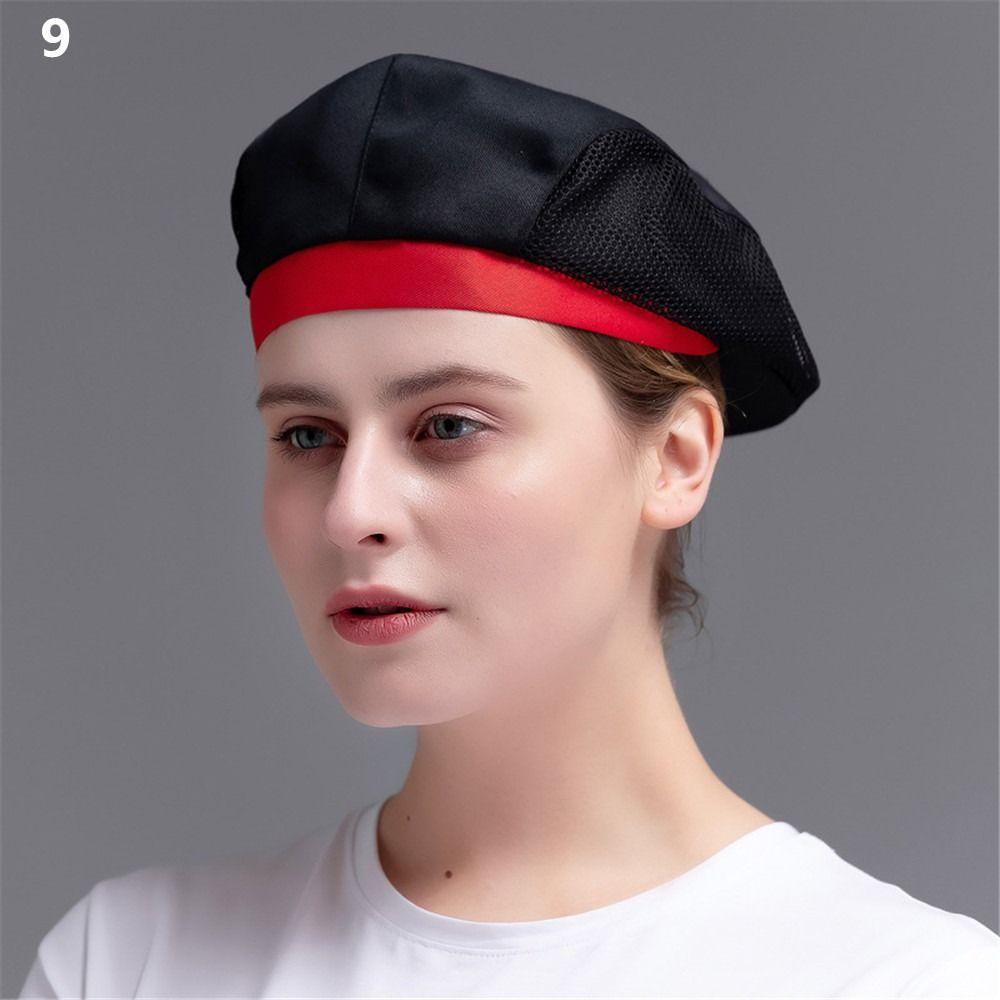 Сетчатая дышащая пыленепроницаемая кулинарная гигиеническая аксессуары для ресторанов, поварская шапка, кепка шеф-повара, рабочая шапка