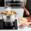 Zhang Xiaoquan Silver 3-Layer 304 Stainless Steel Steamer