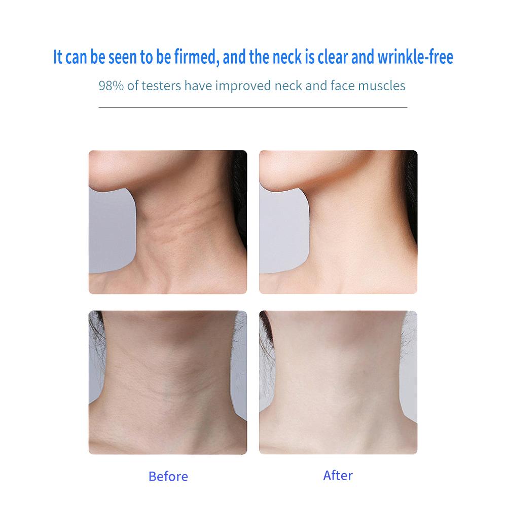 TEWIRROW Массажер для лифтинга шеи и лица Smart Sensing Skin Антивозрастное устройство для лица и шеи с 3 режимами массажа для подтяжки кожи Перезаряжаемый