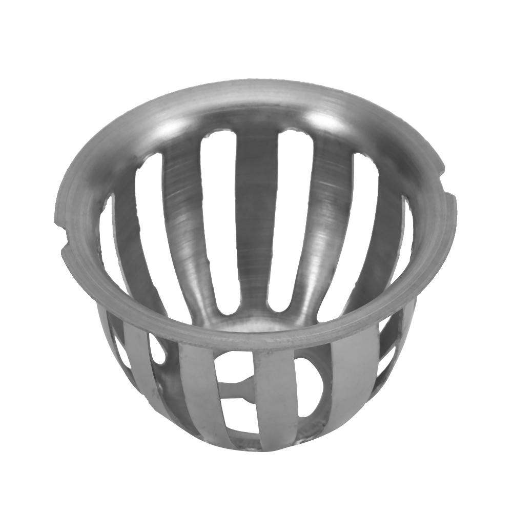 2pcs Stainless Steel Round Shape Anti Blocking Roof Drain Floor Drain for Garden Balcony