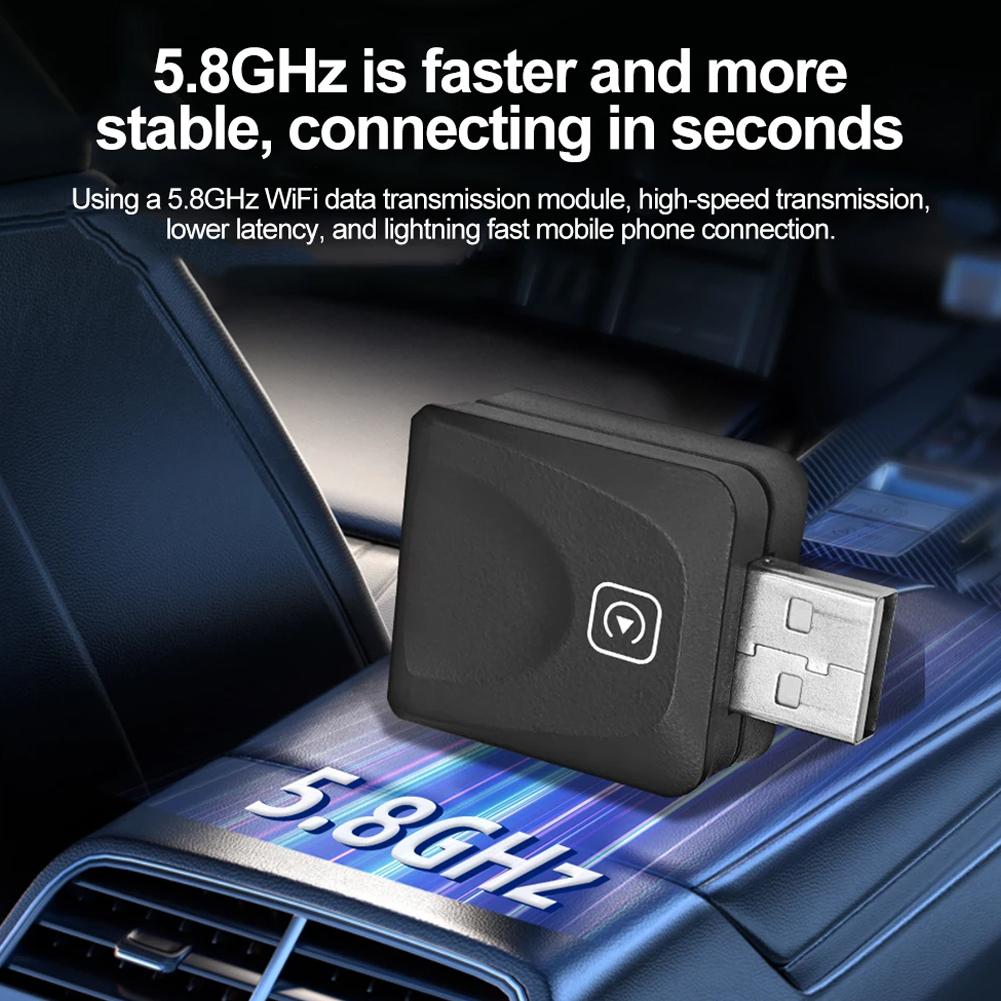 Беспроводной адаптер Carplay 2 в 1 Android Auto Smart AI Box для Apple IOS Android для Volkswagen Toyota Peugeot Volvo Kia