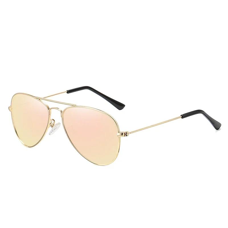 Classic Kids Polarized Sunglasses Fashion Children Pilot Sun Glasses Metal Frame Girls Outdoors Goggle Glasses Uv400