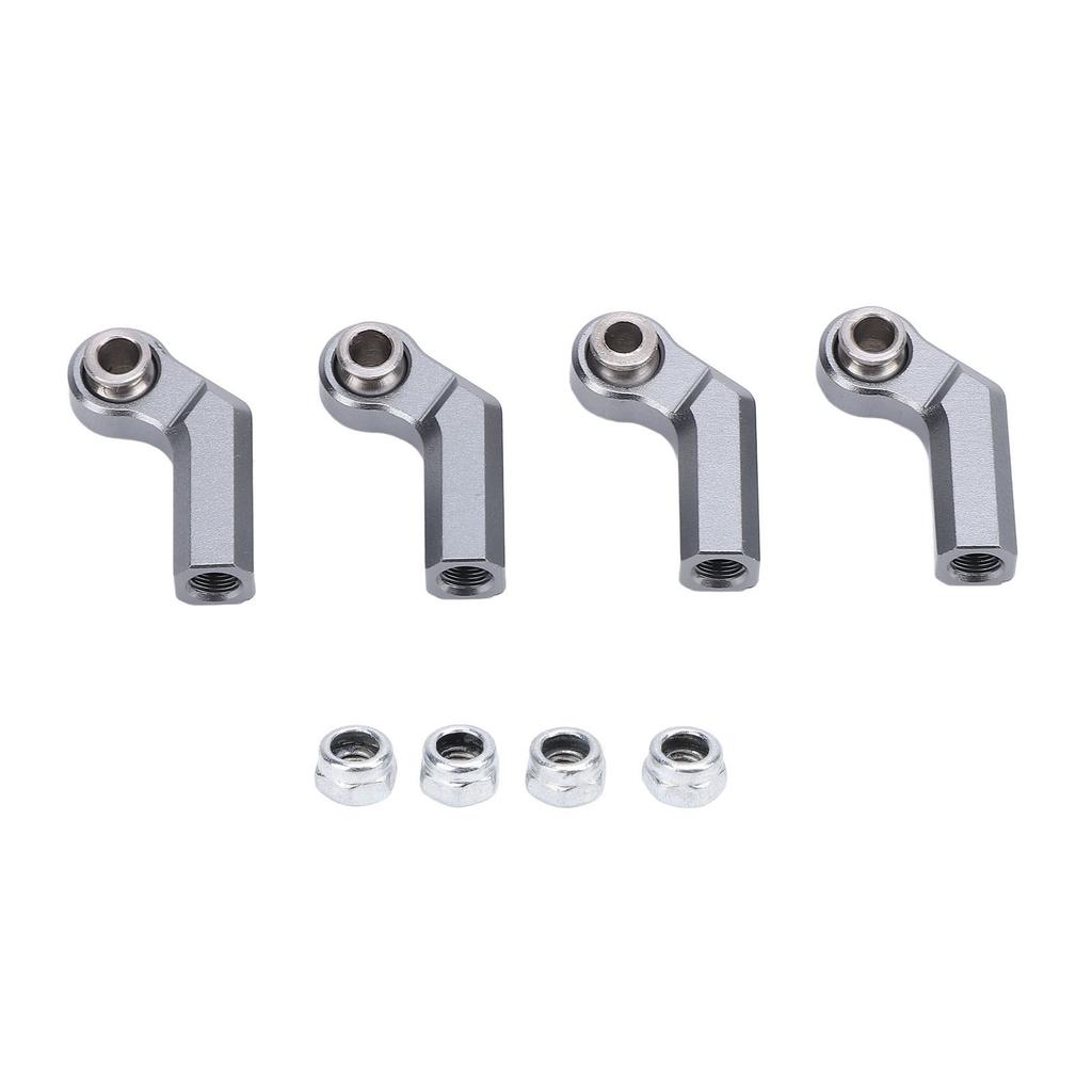 4PCS Metal Ball Joint Alloy 7.0mm Diameter M4 Thread High Accuracy RC Car Bend Ball Joint Ti Color