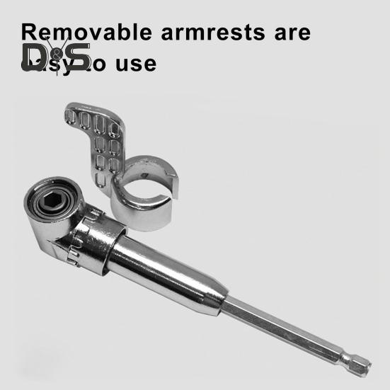 105-градусный угловой адаптер для дрели, универсальный, устойчивый к коррозии, простой в установке, вращающийся шестигранный хвостовик, угловая насадка для дрели