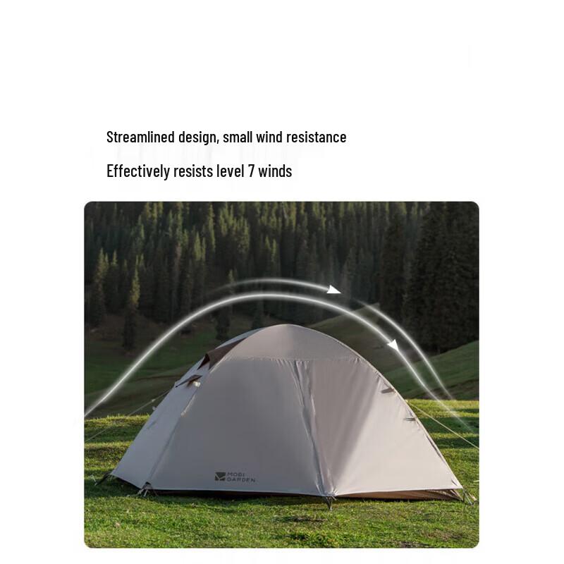 MOBIGARDEN Cold Mountain Classic Double Layer 2-Person Camping Tent