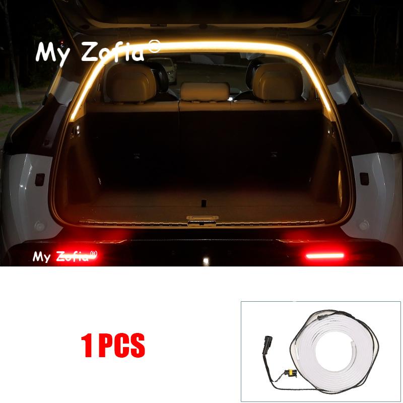 For Zeekr 7X 2025 2026 Car Rear Trunk LED Light Bar Strips Trunk Decorative Lamp Strip Automatic Light Accessories