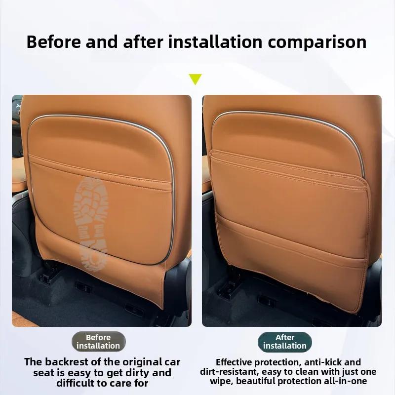 Car Special Seat Anti-kick Pad Interior Modified Rear Seat Protection Anti-dirt Supplies for Xiaopeng G9 22-24