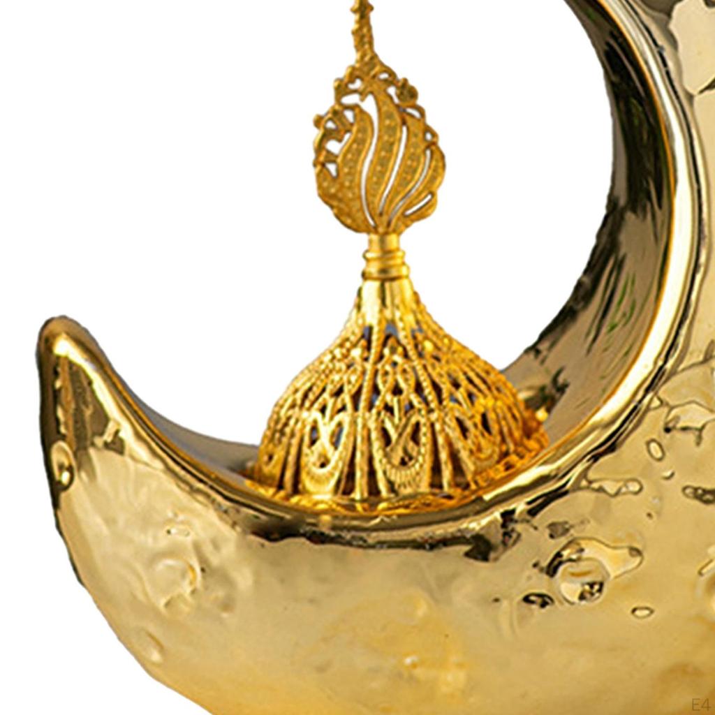 Фигурка курильницы в форме полумесяца, настольный подарок, керамическое украшение, настольное украшение для жизни