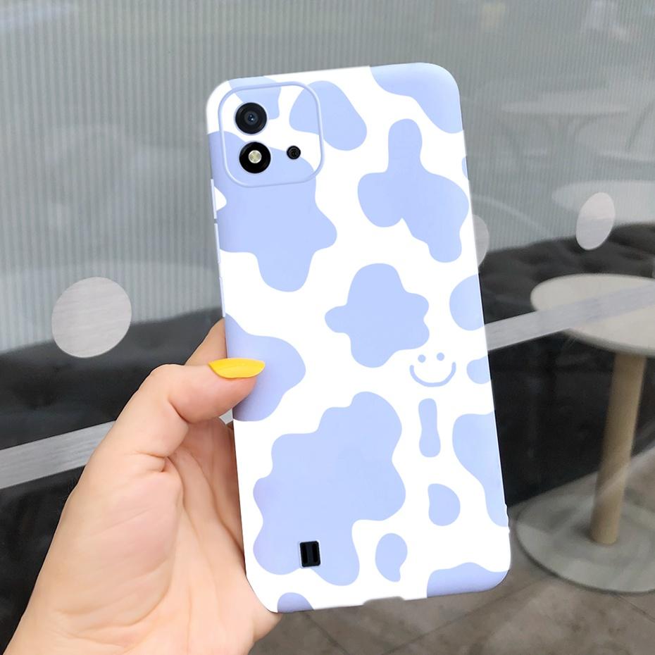 Красивый узор Чехол для телефона Для Realme C11 2021 C 11 2020 RMX2185 Макарон Силиконовые Мягкие Чехлы Обложка Для Realme C11 (2021) RMX3231