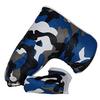 Custom Putter Cover with Key Ring Pin Type Magnet Type Select Plaza (Camouflage Blue)