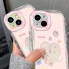 Mobile Phone Cases for iPhone 11 13 XR 15 Pro Max 12 14 Pro Max Case iPhone 16 7 Plus 8 Plus XS Max Cartoon Pattern Anti-drop Protection Shockproof