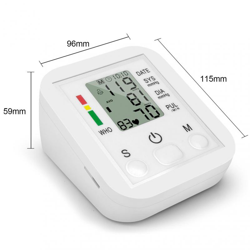 Portable Electronic Blood Pressure Monitor Household Arm Band Type Sphygmomanometer with LCD Display A… More4.6408 purchases