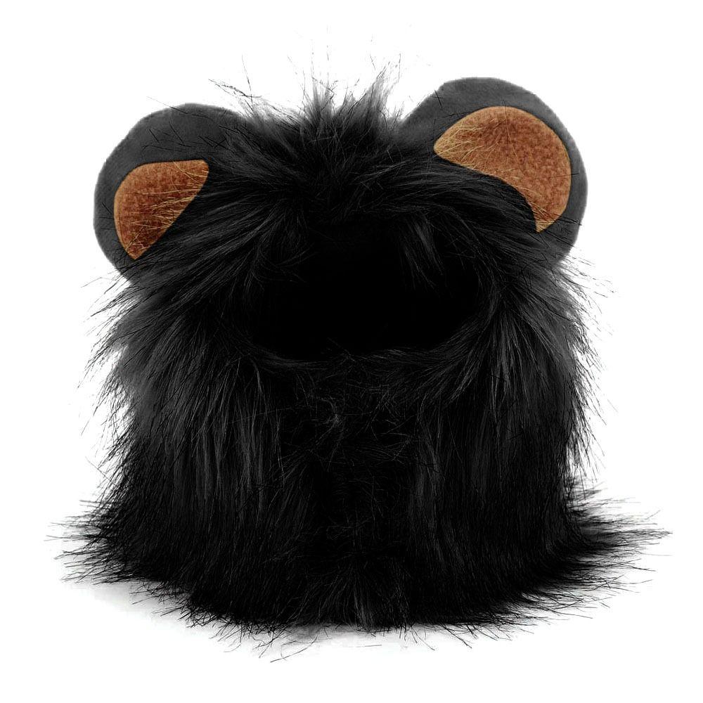 Halloween Xmas Clothes Lion Modelling Pet Costume Lion Mane Wig Cap Hat Pet Cosplay Outfits