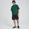 Reebok Футболка унисекс из серии Sports Lifestyle, однотонная, повседневная, с круглым вырезом и коротким рукавом, зеленая 24SRM421UGL1